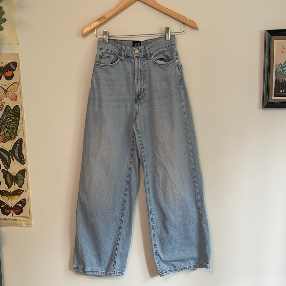 BDG Light Blue High-Waisted wide leg Women Jeans
